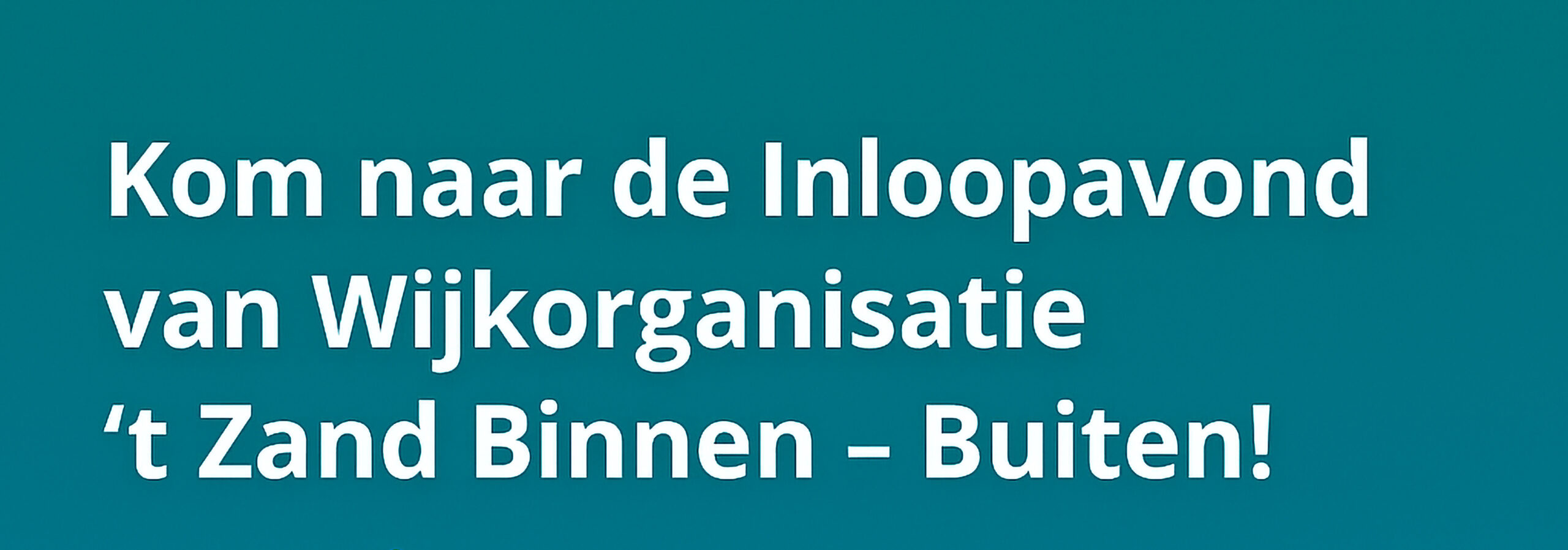 Inloop avond